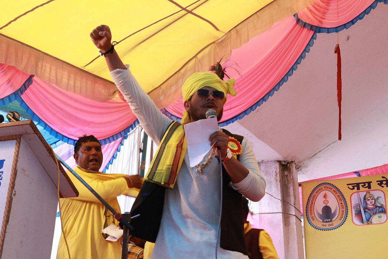 A young leader of the Gond community in India organizing his society around water, forest, and land rights