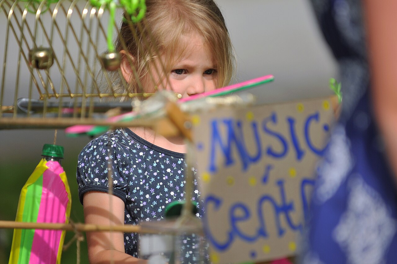 Young children learning through play and by watching others